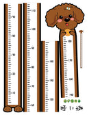 Miico Animal Sticker Children Height Stickers Decorative Stickers Wall Stickers Bedroom Decoration