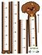 Miico Animal Sticker Children Height Stickers Decorative Stickers Wall Stickers Bedroom Decoration