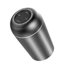 FUGN Wireless Mini Bluetooth Speaker Portable Loudspeaker with LED Metal Outdoor Column Stereo 3D Bass TF AUX Slot Support