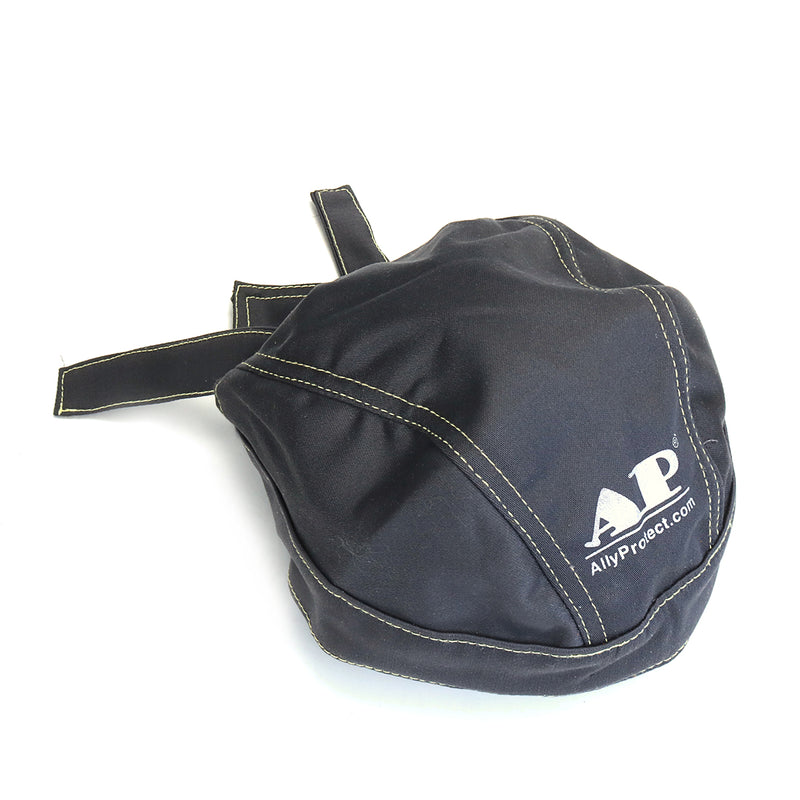 Grey Welding Flame Retardant Hat Cap Scarf Helmet Head Protection Universal