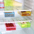 Slide Kitchen Fridge Freezer Space Saver Refrigerator Storage Rack Shelf Multifunction Storage Tools