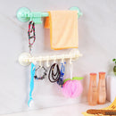 Lock-Type Strong Suction Cups Hook Kitchen Bathroom Wall Towel Racks