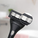Minleaf ML-HR2 Ultra-smooth Manual Beard Shaver Razor 5 Layers Precision Edging Blades Hair Shaving Tool Vitamin E & Aloe Vera Lubrication Strip with Blade Protector