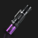 LightFe UV301 365nm&395nm Violet UV LED Detection Flashlight Fluorescence Sterilization Detected Pen