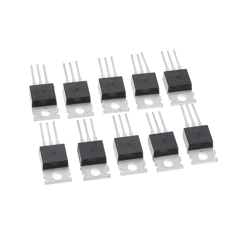 10pcs C2078 2SC2078 3A 80V NPN High Frequency Transistor Channel