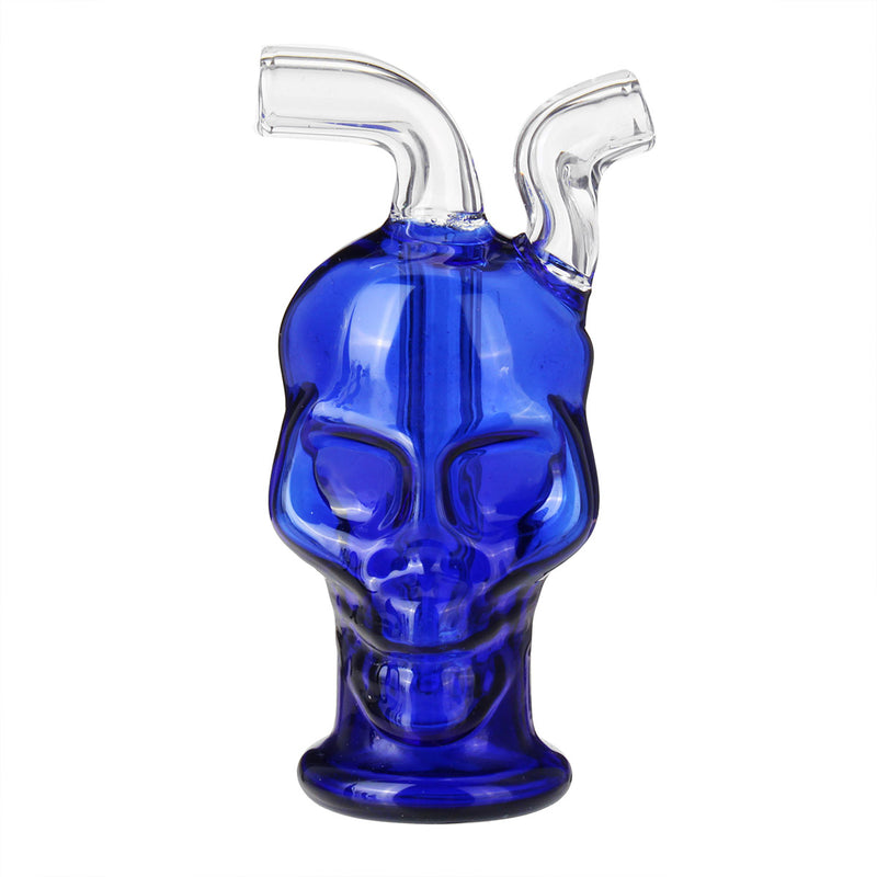 Mini Skull Glass Water Pipe Glass Skull Smoking Pot Hoo kah Accessories