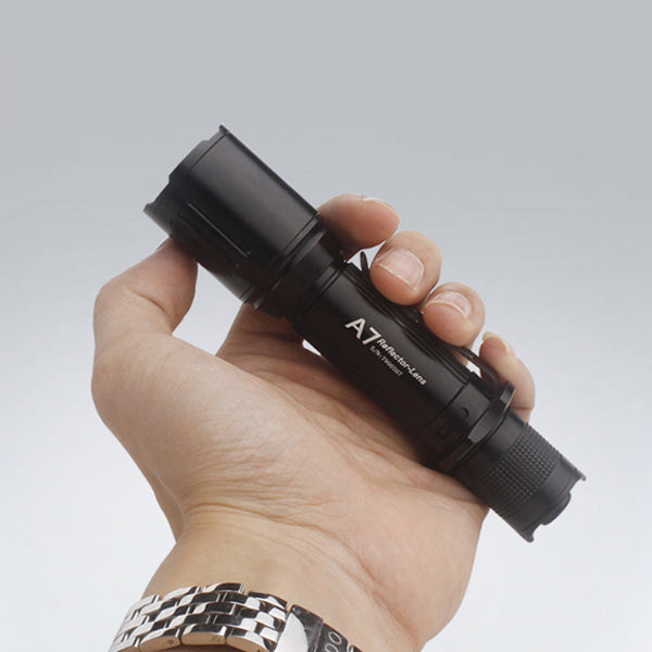 WARSUN A7 Mini Zoomable Flashlight Super Bright 18650 Battery LED Torch Light