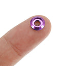 10Pcs Aluminum Alloy Colorful M3 Washers Insulation Gasket Rings for Screws
