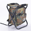 Outdoor Portable Folding Chair Waterproof 600D Oxford Cooler Ice Bag Foldable Seat Stool Camping Picnic