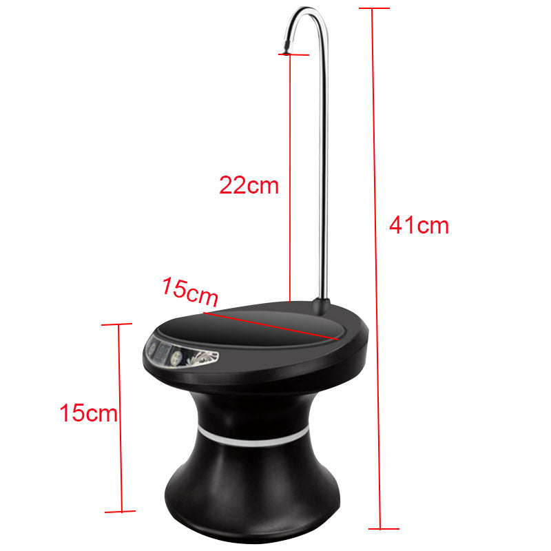 USB Charging Portable Drinking Water Pump Electric Dispenser with Tray