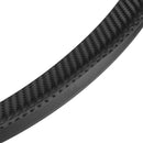 2Pcs Carbon Fiber Universal Car Wheels Anti Collision Mud Eyebrow Trim Fender Rubber Protector Strip