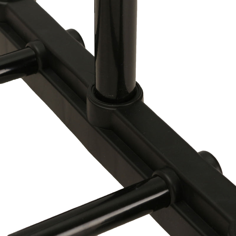 Adjustable Portable Clothes Garment Rack Hanging Rail Rolling Wheel Heavy Duty Cloth Hanger