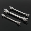 M5 M6 M8 Jaw & Jaw Turnbuckle 316 Stainless Steel Closed Body Rigging Screw for Marine Boat Yacht