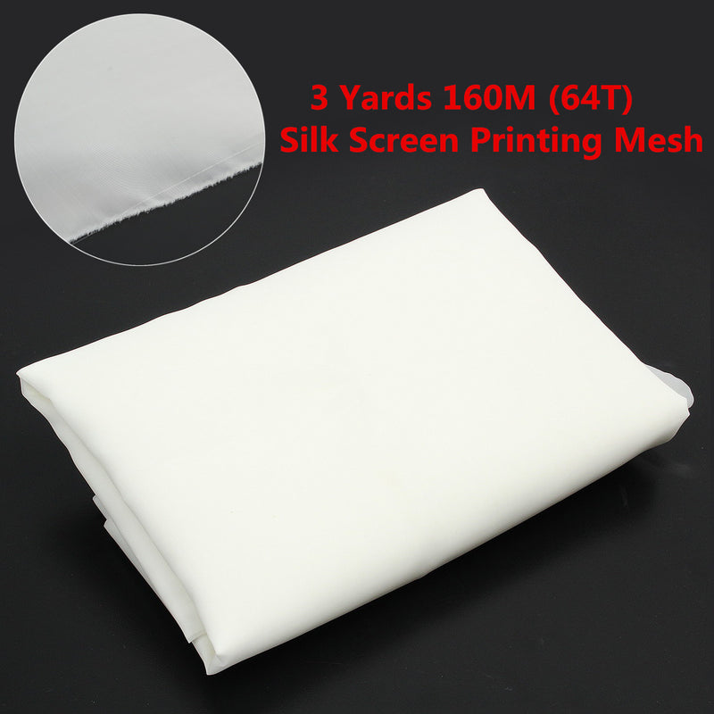 3x1.27m Silk Screen Printing Mesh Fabric White 160M (64T)