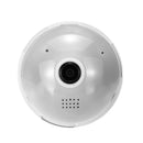 360 Panorama Fisheye IP Bulb Camera Lamp CCTV Monitor Light Bulb WIFI Night Vision