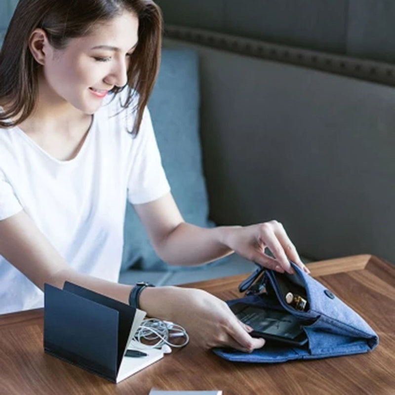 Original Xiaomi Digital Storage Bag Portable 600D Waterproof Electronics Accessorie Cable Organizer