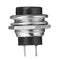 5Pcs 3A 125V Momentary Push Button Switch OFF-ON Horn Black Plastic