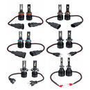 RoadSun 1905 60W CSP LED Headlights Bulbs H1 H4 H7 H11 9005 9006 6000LM 6000K White 2PCS For Car Motorcycle