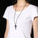Cross Whistle Pendant Women Men Long Necklace Jewelry Couple Gifts