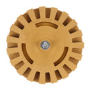 4 Inch Rubber Decal Eraser Caramel Wheel Removal with Power Drill Arbor Drill Adapter