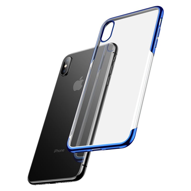 Baseus Clear Plating Anti-yellowing Soft TPU Protective Case For iPhone XS Max 6.5" 2018