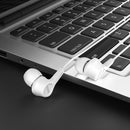 HOCO M50 3.5mm In-ear Headphones Noise Cancelling Earphone with Mic for iphone Samsung