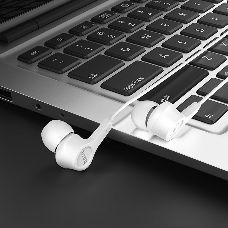 HOCO M50 3.5mm In-ear Headphones Noise Cancelling Earphone with Mic for iphone Samsung