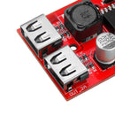 LM2596S Dual USB port 9V/12V/24V/36V to 5V DC-DC Step Down Buck Car Charger Solar 3A Power Supply Module