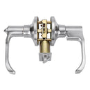 Stainless Steel Three-Bar Hand Door Lock Indoor Bedroom Door Bathroom Core 40-55mm Door Lock