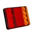 2Pcs 8LED Car Brake Stop Lamps Turn Tail Lights Waterproof 12V For Truck Trailer Lorry