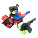 Silicone Smoking Water Pipe Skull Head Shape Mini Pipes Weed Hand