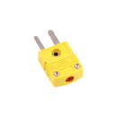 Panel Mount K-type Thermocouple Miniature Female Male Plug Connector