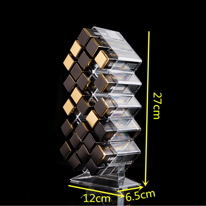 Acrylic 28 Grids Lipstick Holder Cosmetic Makeup Organizer Storage Box Container Tools Kit