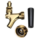 Gold Draft Beer Faucet Brass Beer Tap Faucet Draft Beer Shank 100*62mm
