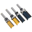1/4 Inch Shank Cutter Router Bit Trimming Wood Working Milling Cutter Dual Blades
