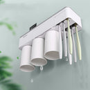Bakeey Automatic 2/3Cup Magnetic Toothbrush Holder Cups Wall Mount Stand Bathroom Tools No Punching