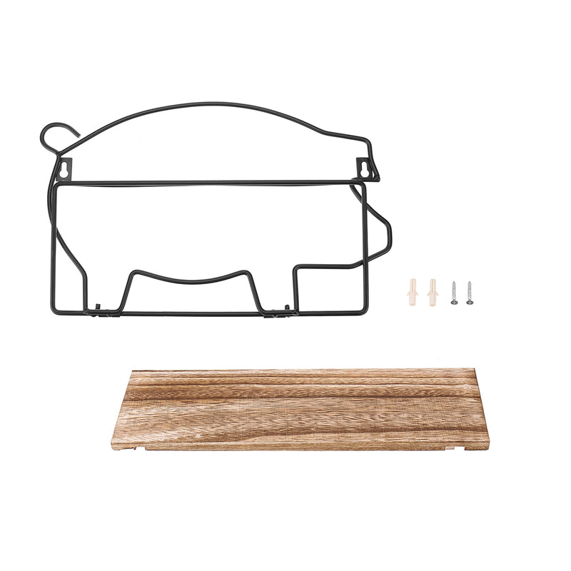 Creative Animal Style Wall Hanging Iron Shelf Storage Rack Kitchen Home Organizer Wall Mounted