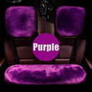 3pcs Car Imitation Wool Cushion without Backrest Winter Seat Cushion