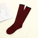 Women 100%Cashmere Wool Knee-High Solid Warm Thick Soft Comfort Boot Sock Winter Stocking