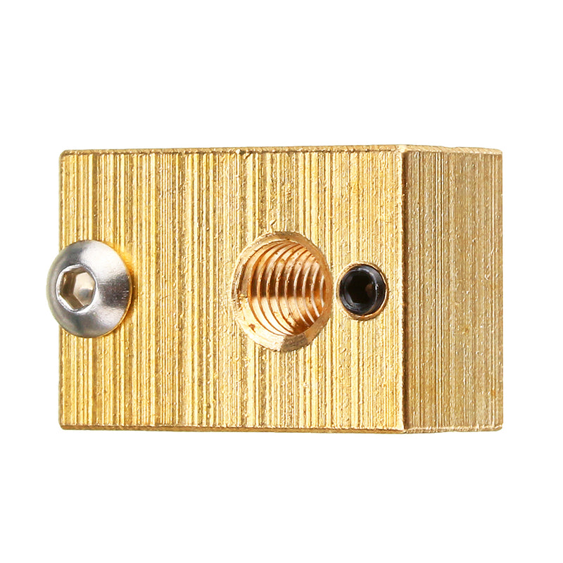Aluminum/Brass M6 Thread V6 Heating Block For 3D Printer Part