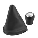 6 Speed Gear Shift Knob with Boot Cover PU Leather for Nissan Qashqai +2  2008-2013 I J10 2006-2013