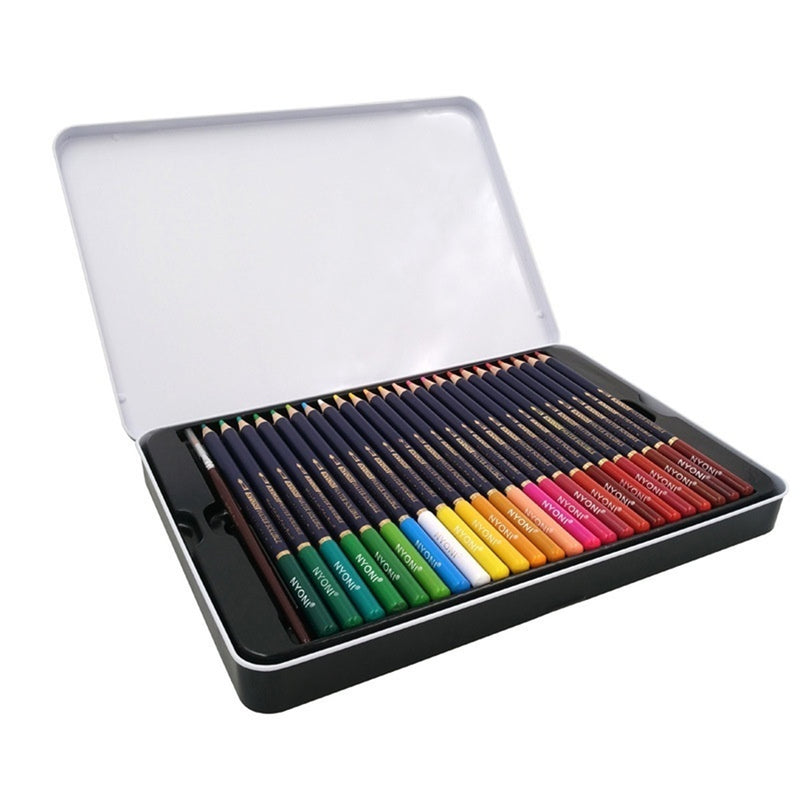 12/24/36/48/72 Color Pencils Dry Coloring Painting Pencil Water Soluble Color Pens Brush