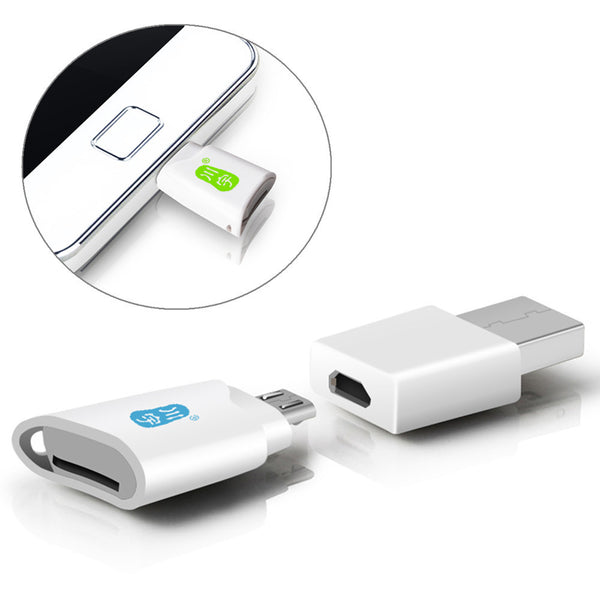 Kawau 2 in 1 Micro USB OTG USB 2.0 Adapter TF Card Memory Card Reader for Xiaomi Mobile Phone Tablet