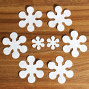 8Pcs Snowflake Shape Anti Skid Waterproof Bath Tub Treads Bathroom Stickers Decorations