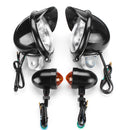 Motorcycle Passing Turn Signal Spot Fog Handle Bar Lights For Harley/Honda/Yamaha/Kawasaki/Suzuki