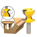 Drillpro 1/2 Inch Shank Hut Edge Router Bit Woodworking Cutter