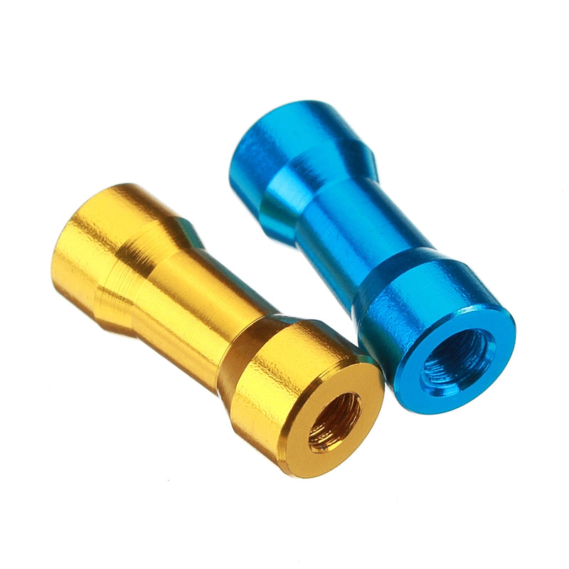 Suleve M3AS10 10Pcs M3 10mm Aluminum Alloy Standoff Spacer Round Column MultiColor Smooth Surface