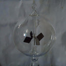 Radiometer Sphere Glass Light Mill Solar Power Home Office Decoration Gift