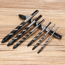 7pcs 3/4/5/6/8/10/12mm Triangle Twist Drill Bit Concrete Glass Ceramic Tile Marble Drill Bit Set