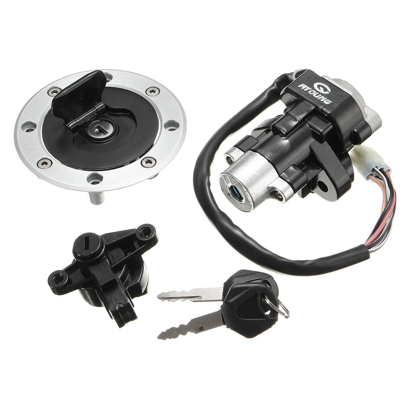 Ignition Switch Fuel Gas Cap Cover Lock Set For Suzuki GSF600 GSF1200